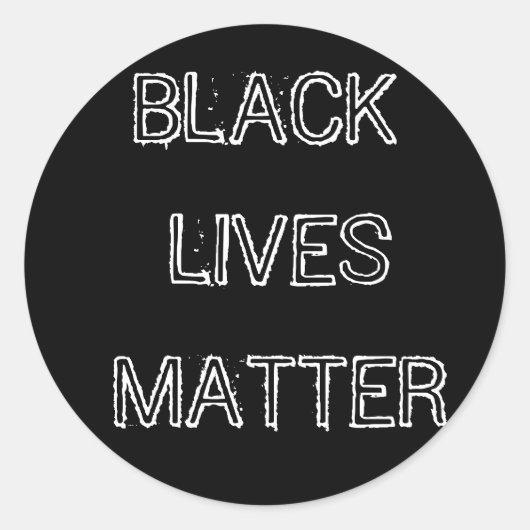 Black Lives Materie Sticker BLM (Vorderseite)
