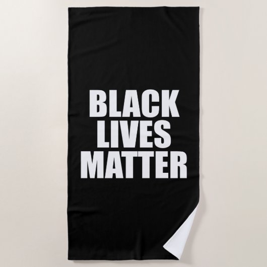 Black Lives Materie Strandtuch (Vorderseite)