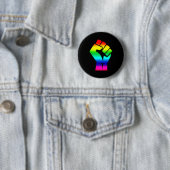 Black Lives Materie Symbol Antirassismus LGBTQ Rai Button (Beispiel)