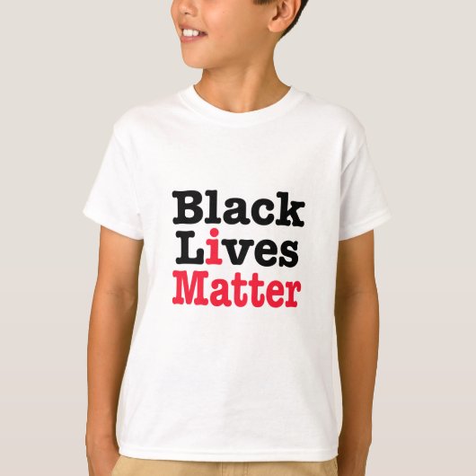Black Lives Materie T-Shirt (Vorderseite)
