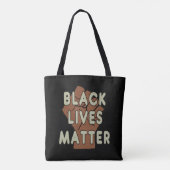Black Lives Materie Tasche (Rückseite)