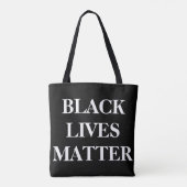Black Lives Materie Tasche (Rückseite)