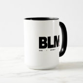 Black Lives Materie Tasse (VorderseiteRechts)