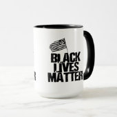 Black Lives Materie Tasse (VorderseiteRechts)