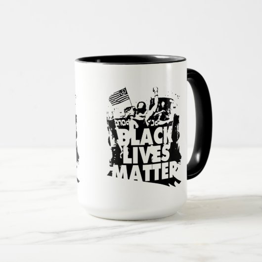 Black Lives Materie Tasse (VorderseiteRechts)