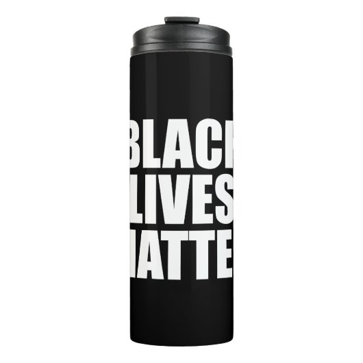 Black Lives Materie Thermosbecher (Vorderseite)