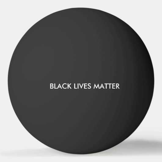 Black Lives Materie Tischtennisball (Vorderseite)