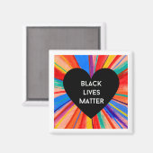 BLACK LIVES MATERMOTOR MAGNET (Vorderseite/Rückseite)