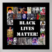 BLACK LIVES MATPOster Poster (Vorne)
