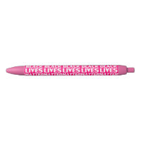 Black Lives Matt Hot Pink Typografie Muster