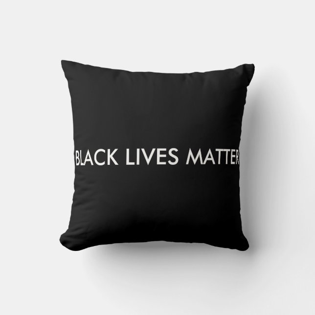 Black Lives Matt Pillow, BLM Kissen (Vorderseite)