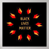 Black Lives Matt Poster (Vorne)