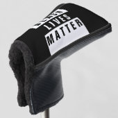 Black Lives Matt Putter Golf Head Cover Headcover (3/4 Vorderseite)