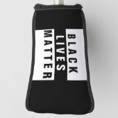Black Lives Matt Putter Golf Head Cover Headcover (Rotieren 90)