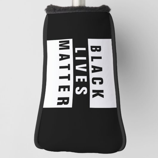 Black Lives Matt Putter Golf Head Cover Headcover (Rotieren 90)