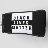 Black Lives Matt Putter Golf Head Cover Headcover (Vorderseite)