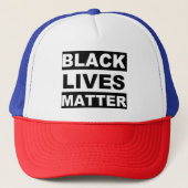 Black Lives Matt Trucker Hut Truckerkappe (Vorderseite)