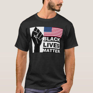 Black Lives Matt USA Flaggensammlung T-Shirt