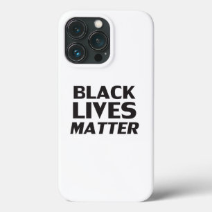 Black Lives Matt White Black Moderne Typografie Case-Mate iPhone Hülle