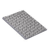 Black Lives Matt White Black Typografy Muster Notizblock (Rechte Seite)