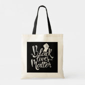 Black Lives Matte Tote Bag Tragetasche (Rückseite)