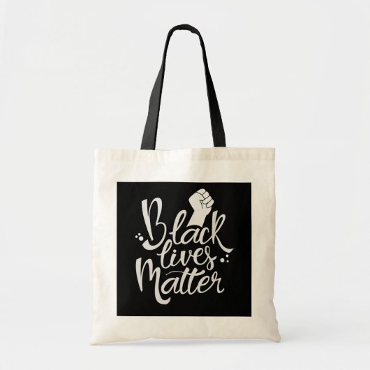 Black Lives Matte Tote Bag Tragetasche (Vorne)