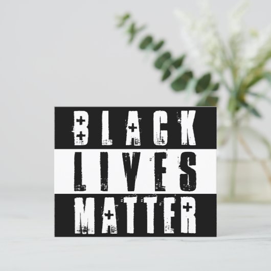 BLACK LIVES MATTER (Stehend Vorderseite)