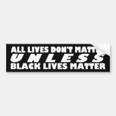BLACK LIVES MATTER AUTOAUFKLEBER (Vorne)