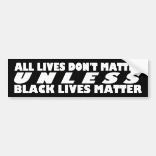 BLACK LIVES MATTER AUTOAUFKLEBER