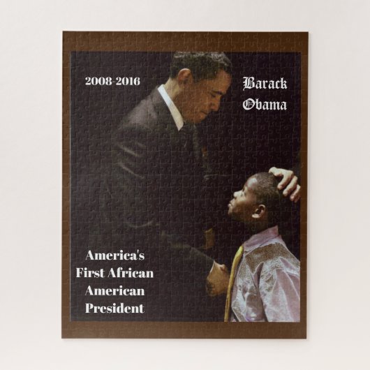 BLACK LIVES MATTER BARACK OBAMA PUZZLE (Vertikal)