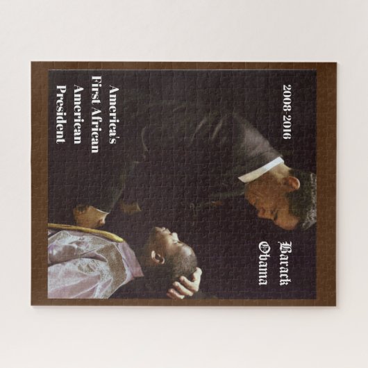 BLACK LIVES MATTER BARACK OBAMA PUZZLE (Horizontal)