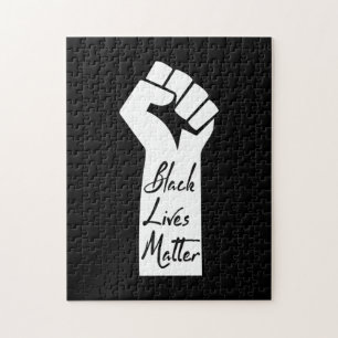 Black Lives Matter Black Woman Puzzle