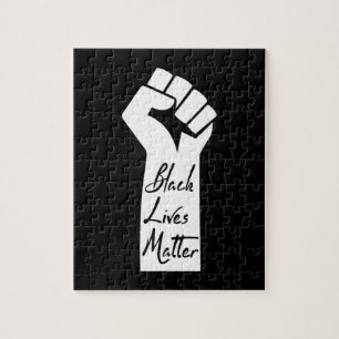 Black Lives Matter Black Woman Puzzle