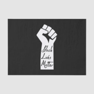 Black Lives Matter Black Woman Seidenpapier