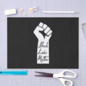 Black Lives Matter Black Woman Seidenpapier (Handwerk)