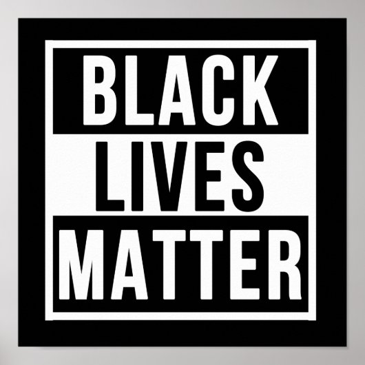 Black Lives Matter BLM Afrikanischer Stolz Poster (Vorne)
