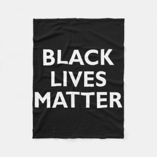 Black Lives Matter Blm Menschenrechte Schwarze Ges Fleecedecke