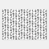 Black Lives Matter BLM Power Fist Collection Trio Geschenkpapier Set (Vorderseite 2)