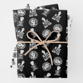 Black Lives Matter BLM Power Fist Collection Trio Geschenkpapier Set (Beispiel)