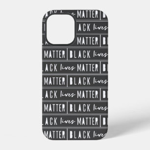 Black Lives Matter BLM Rassengleichheit Modern iPhone 12 Hülle