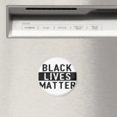 Black Lives Matter - Bold Design - Black Prix Magnet (In Situ (Geschirrspüler))