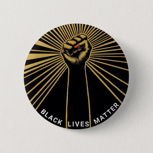 BLACK LIVES MATTER BUTTON (Vorderseite)