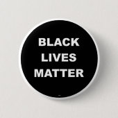 BLACK LIVES MATTER BUTTON (Vorderseite)