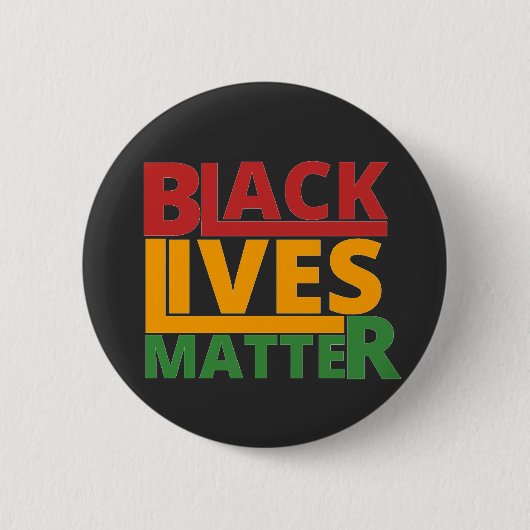 BLACK LIVES MATTER BUTTON (Vorderseite)