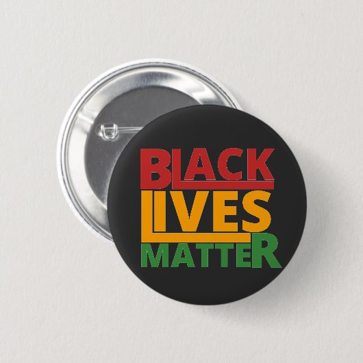 BLACK LIVES MATTER BUTTON (Vorne & Hinten)