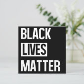 Black Lives Matter Karte (Stehend Vorderseite)