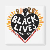Black Lives Matter Magnet (Vorne)