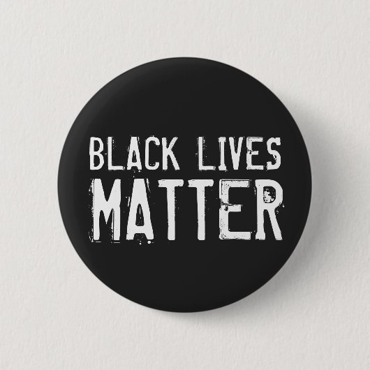 Black Lives Matter - Not leidende Buchstaben Button (Vorderseite)