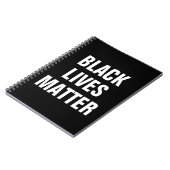 Black Lives Matter Notizblock (Linke Seite)