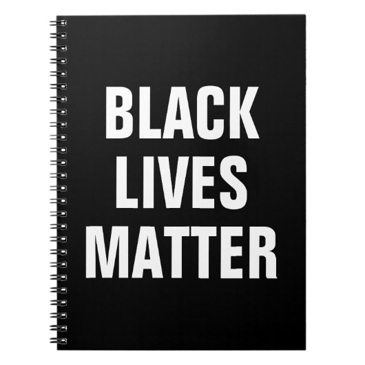 Black Lives Matter Notizblock (Vorderseite)